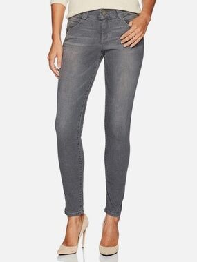 Democracy "Ab"solution Booty Lift Skinny Jeans Jeggings Gray Size 10